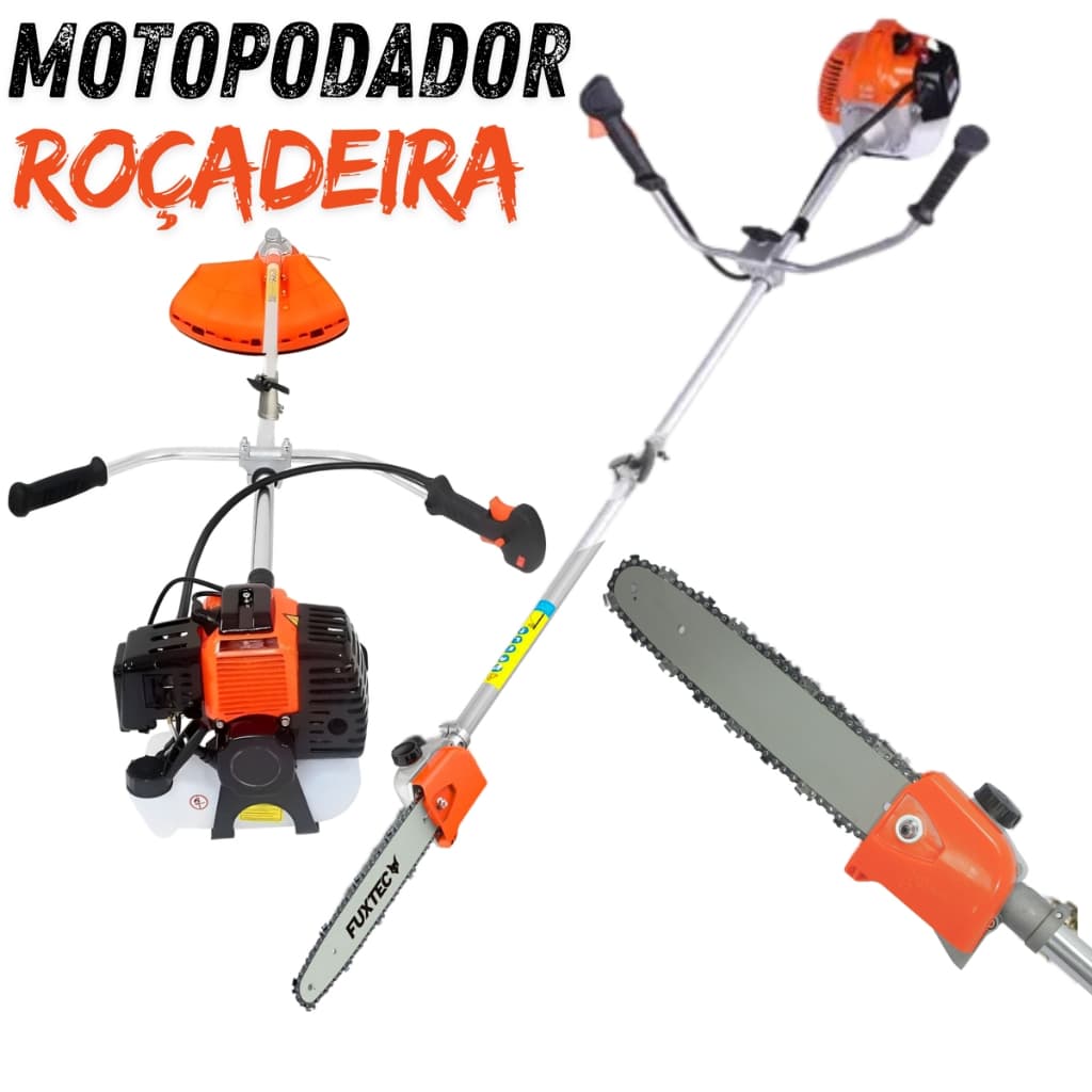 MOTOPODADOR NAKASAKI ROÇADEIRA PODADOR DE GALHOS APARADOR DE GRAMA 70CC-PRO MOTOPODA SABRE 12P MOTOSSERRA