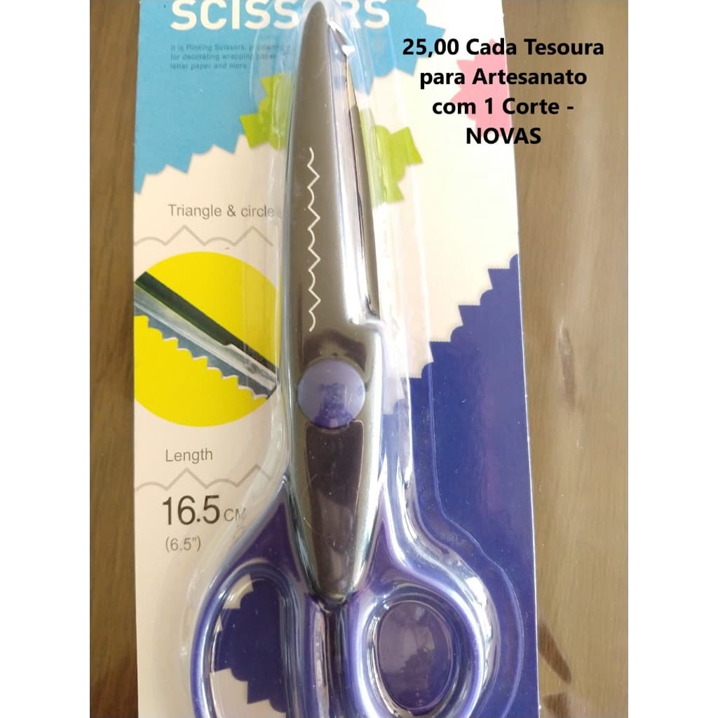 Tesoura para Artesanato com 1 Corte - NOVAS