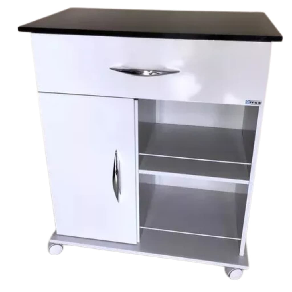 Buffet Multiuso Cozinha Compacto  1 Gaveta p/ Microondas ou Forno Elétrico Móveis ClickForte