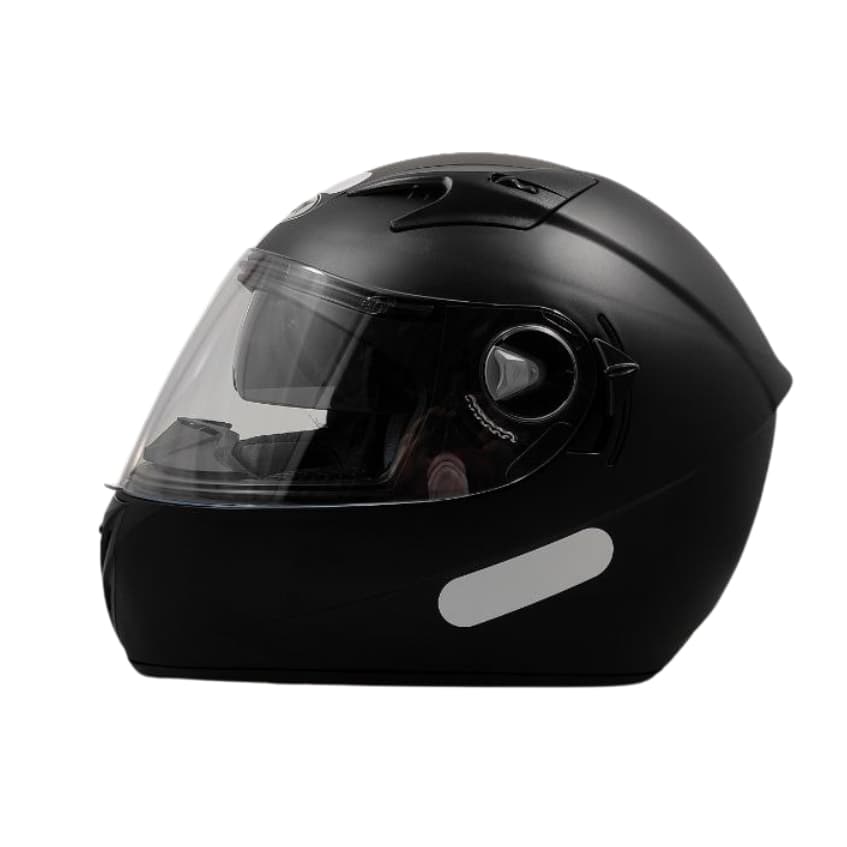 Capacete Moto Ebf Xtroy Solid Fechado Com Oculos Interno Solar Fume com Narigueira Masculino e Feminino