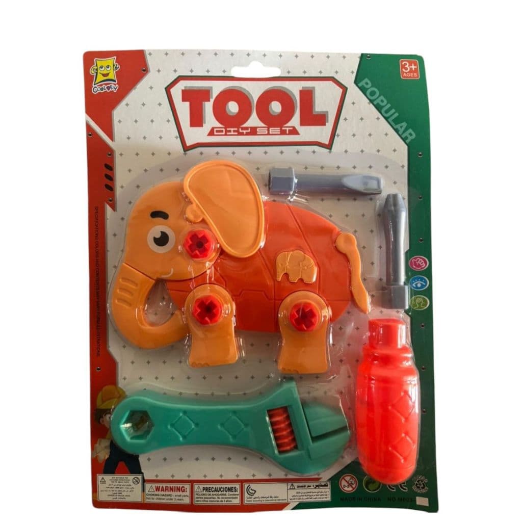 Brinquedo Didático Infantil Bebe Educativo Pedagógico Montar Elefante Barato
