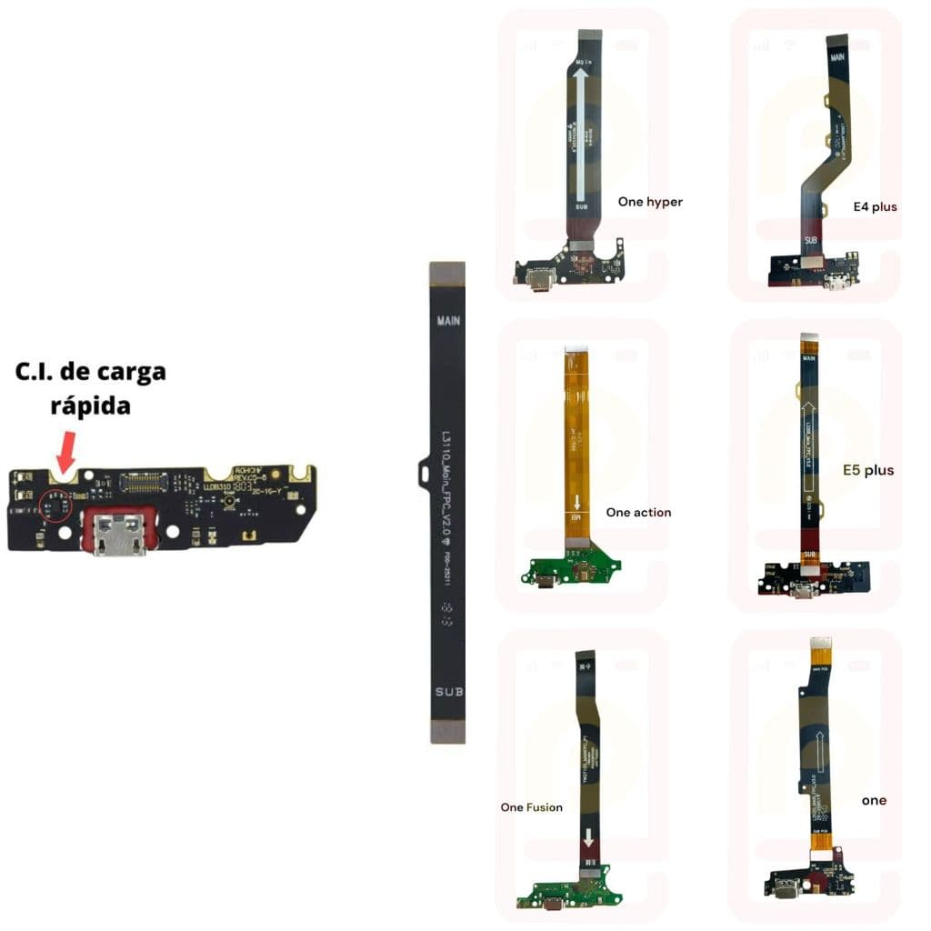 PLACA DE CARGA FLEX SUB MAIN MOTO ONE/ONE ACTION/ONE FUSION/ONE HYPER #ORIENTALFLEX