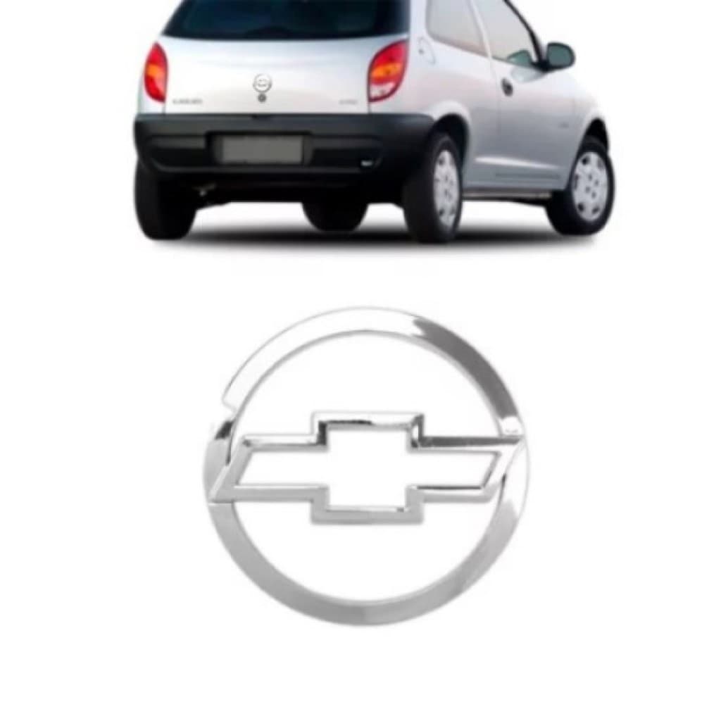 Emblema Celta Traseiro Cromado Porta Malas GM Chevrolet 2002 2003 2004 2005 2006