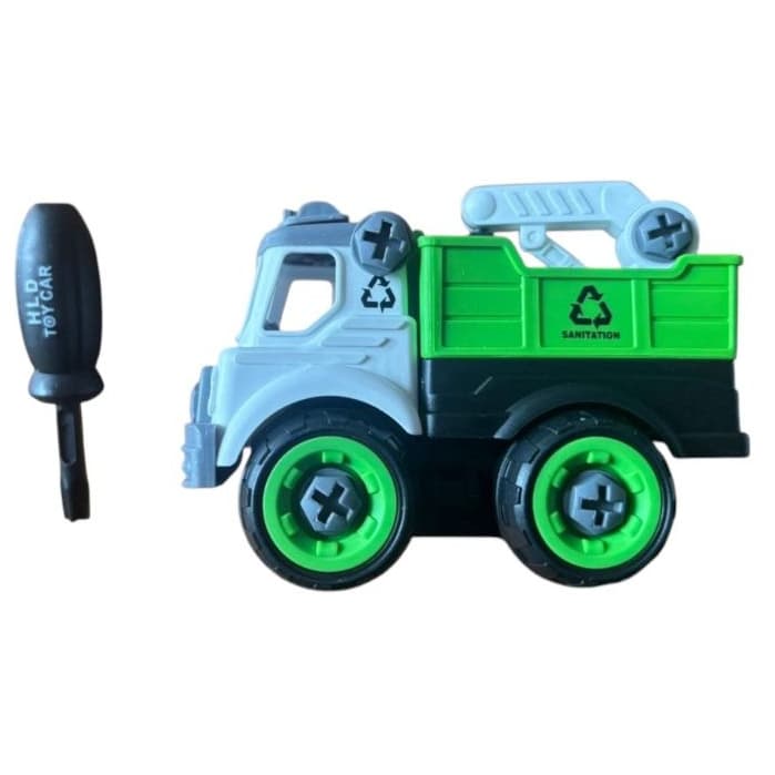 Caminhão de Brinquedo Monta Desmonta Com Chave Carrinho Didático Barato