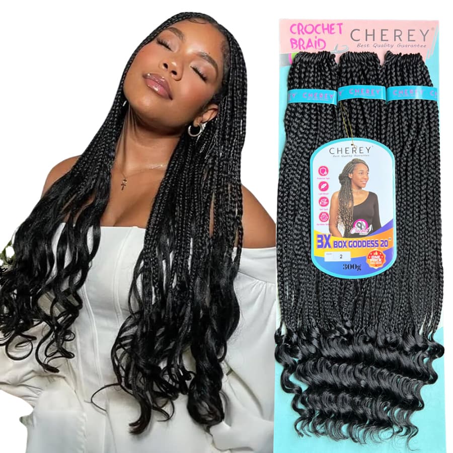 Cabelo Box Goodes Tranças Prontas 60cm 300g Cherey
