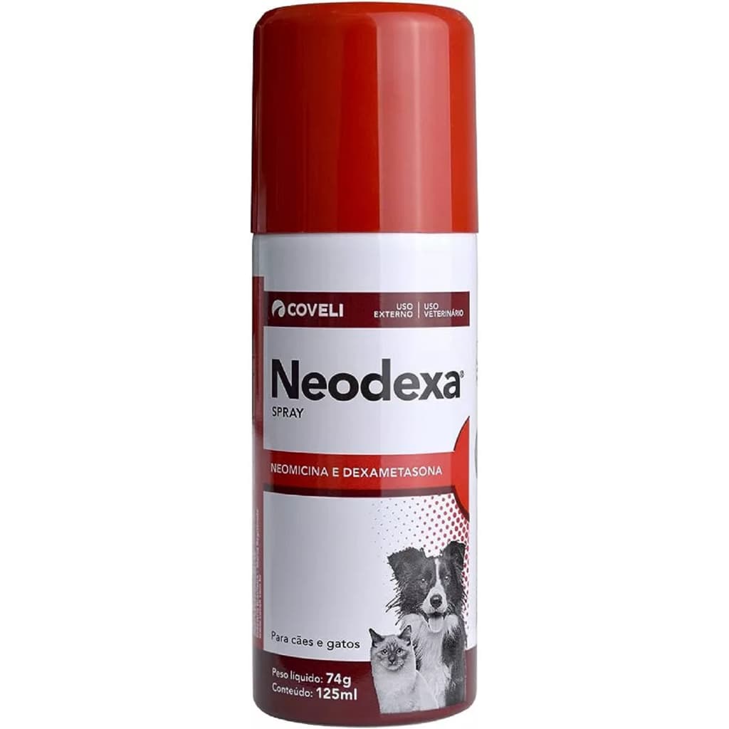 Neodexa Spray Para Cães/gatos 125 Ml Coveli - Envio Imediato