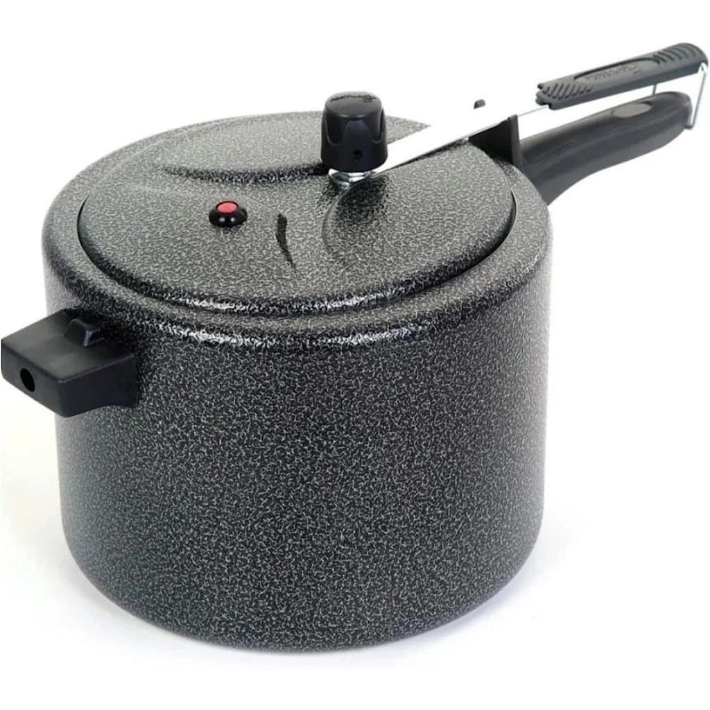 Panela de Pressão 4,5 Litros ASJ Preta Craqueada Envio Imediato
