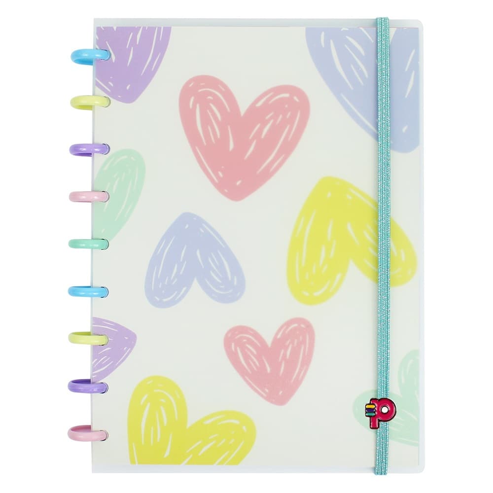 Caderno Decor Grande Flores e Amores Pop Disc