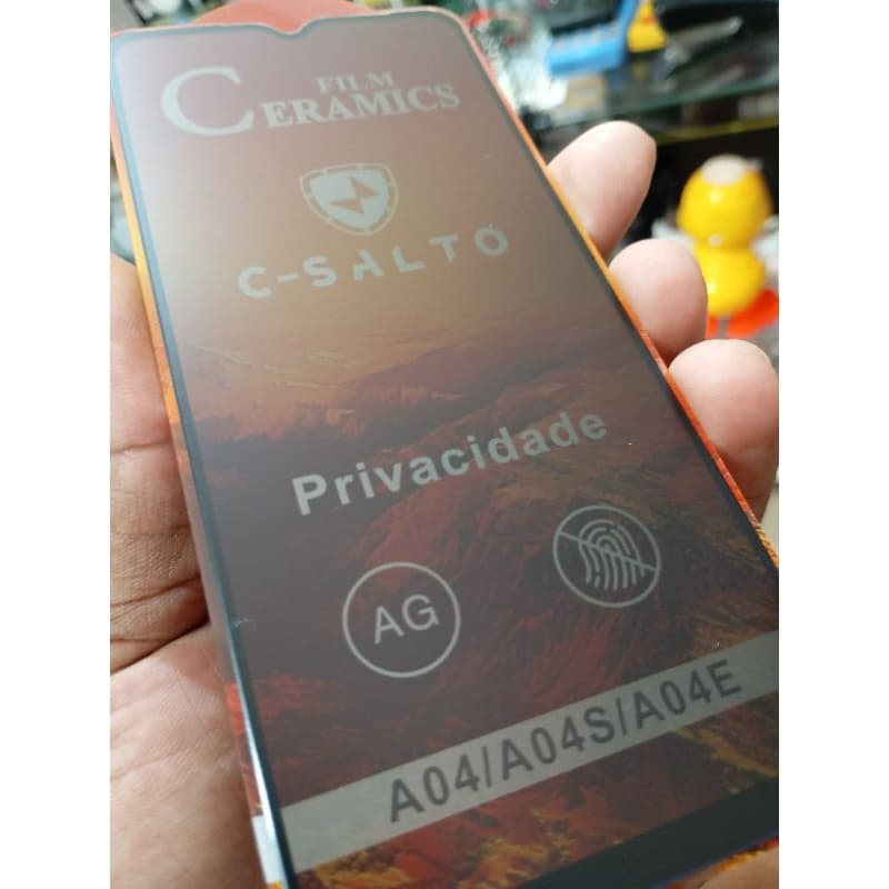 Película Privacidade Fosca e Cerâmica Galaxy  A04 A04s A04E 3 Qualidades