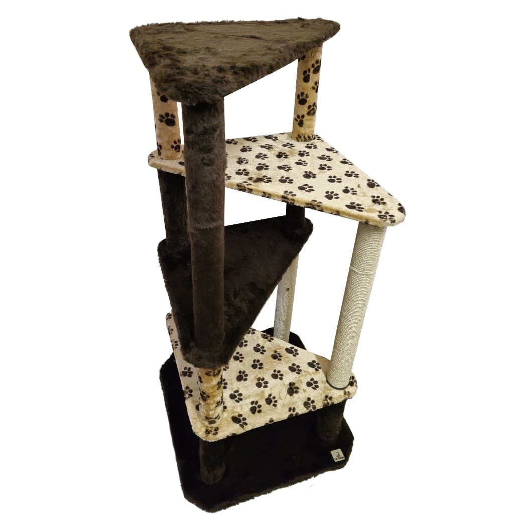 Arranhador Para Gatos Prateleiras Triangulo reforçado suporta até 8kg