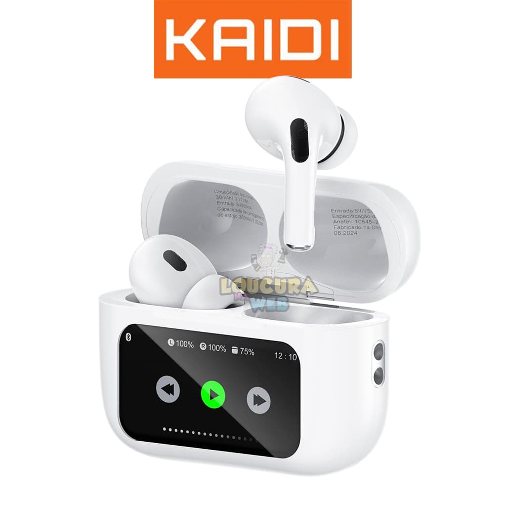 Fone De Ouvido Tela Touch Original Kaidi 4219 Bluetooth