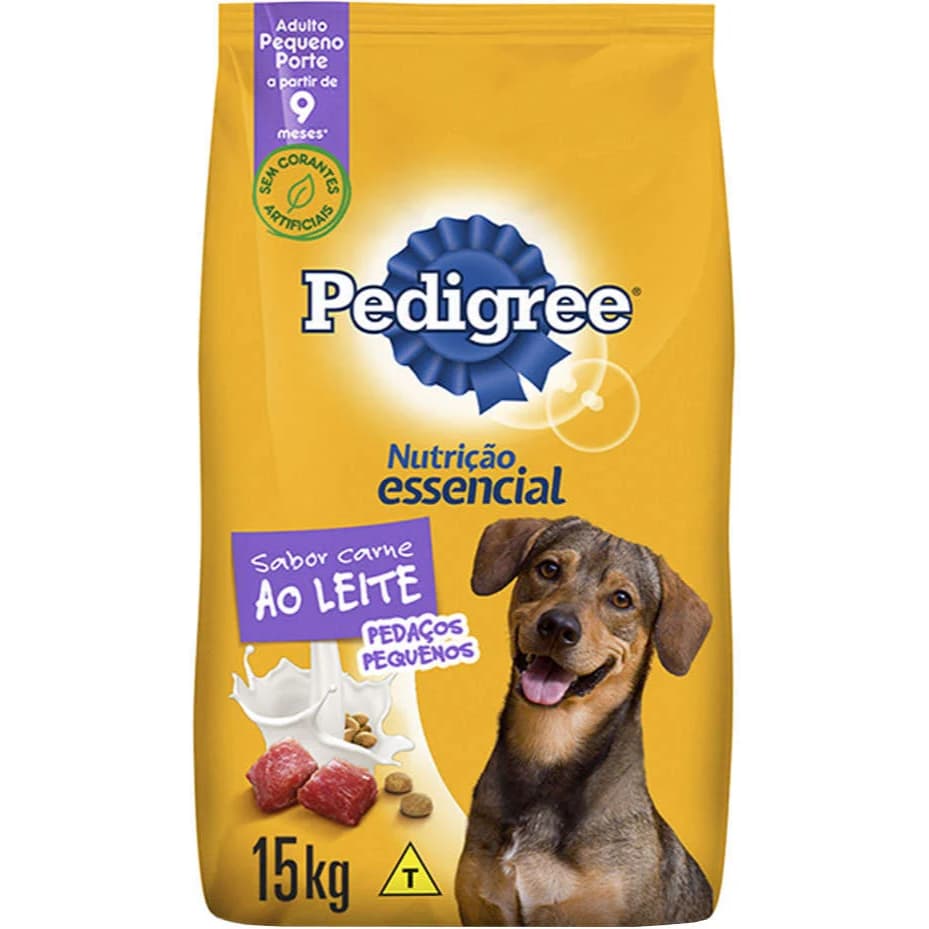 Pedigree Nutrição Essencial Cães Adultos de Pequeno Porte 15kg