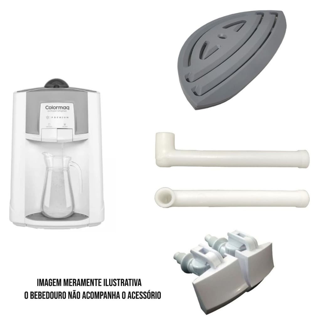 Kit 01 Par de Torneiras + Pingadeira + 01 Par de Cachimbo Bebedor Colormaq