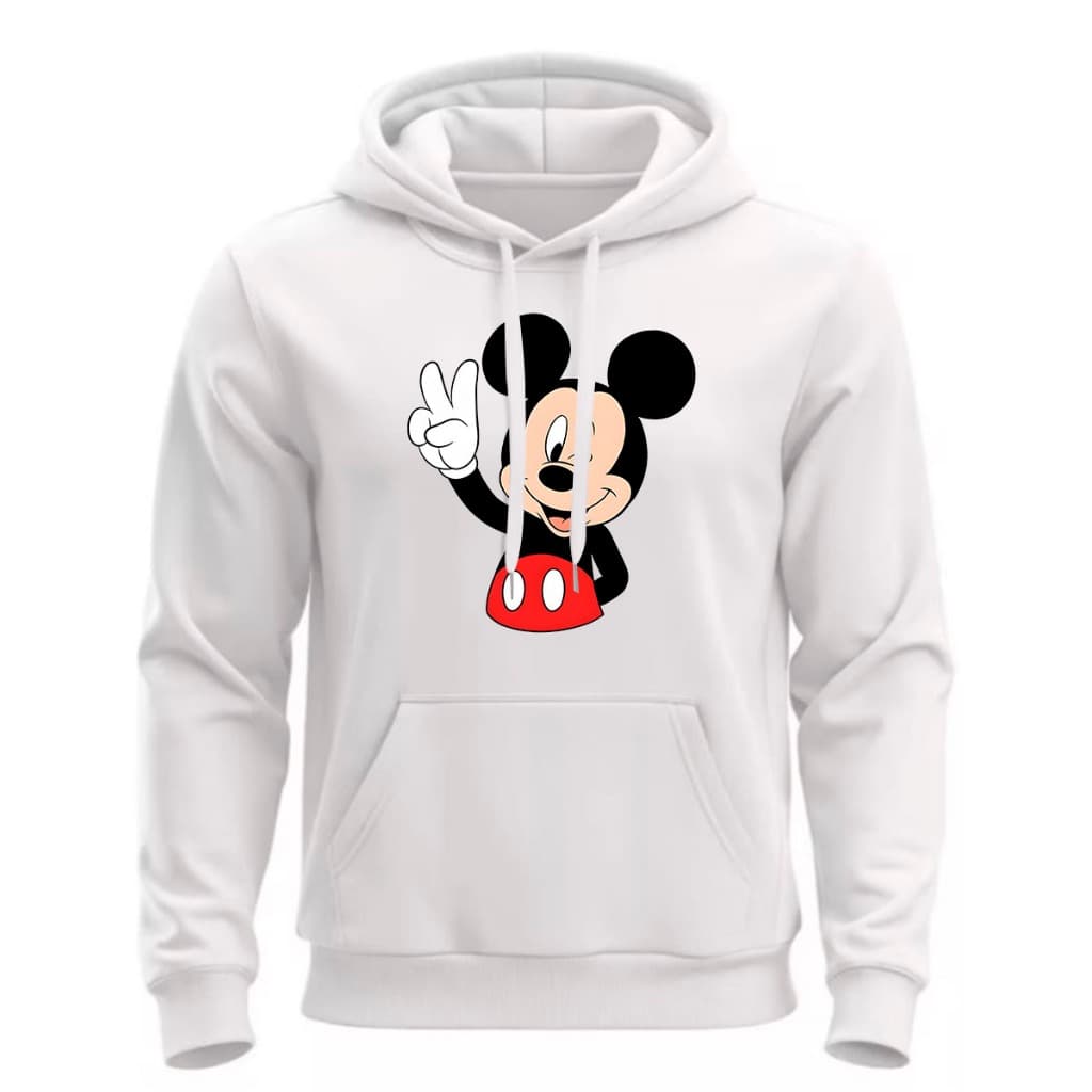 Moletom Canguru Unissex Estampado 100% Algodão Desenho Animado Moletom Feminino Blusa De Frio