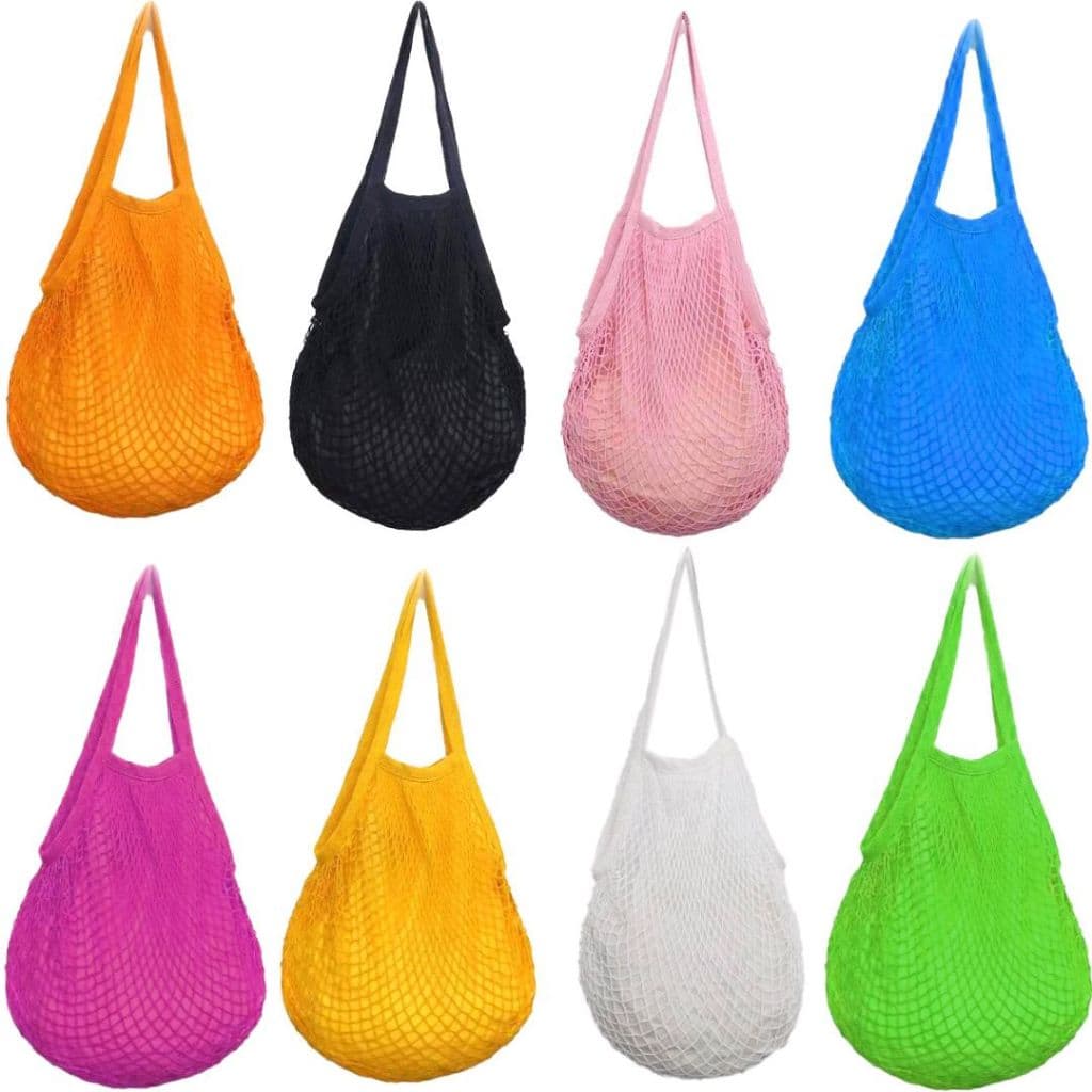 Bolsa Saco Saquinho Praia Impermeável Resistente Macrame Vazada
