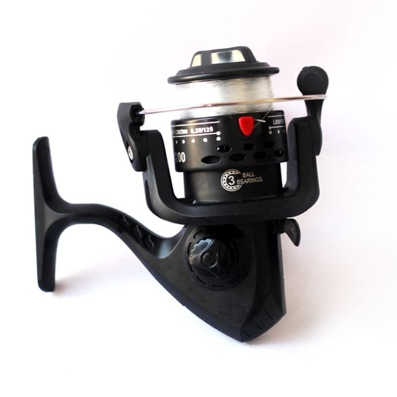 Molinete com linha para pesca envio rápido