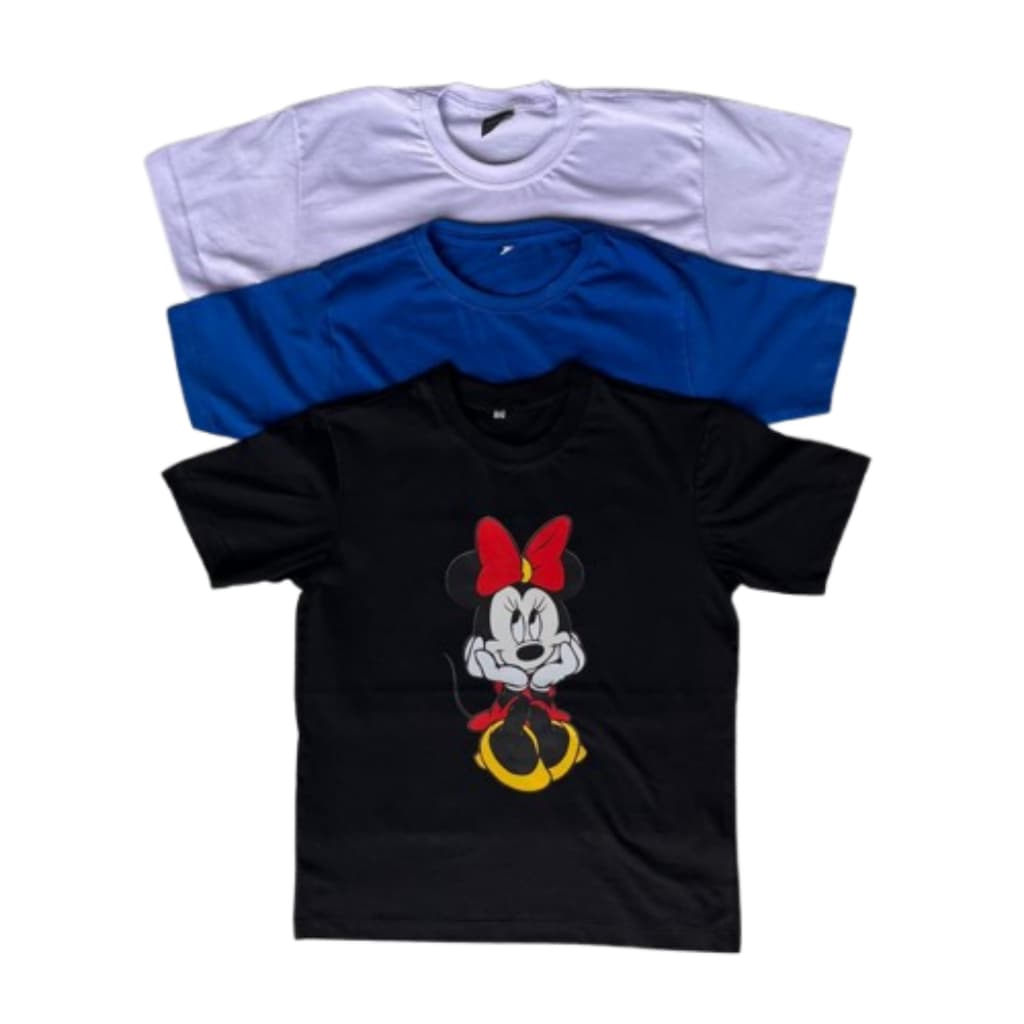 Camiseta Minnie Roupa Infantil Menina