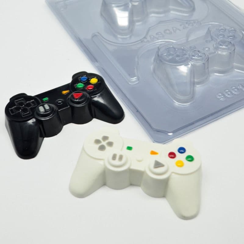 Forma para chocolate Joy Stick BWB - Forma silicone Joystick- ( 3 partes ) - Forma Silicone - Forma Vídeo Game