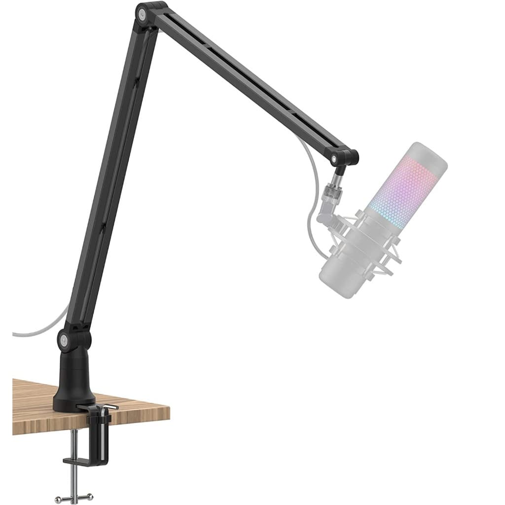 Suporte Articulado para Microfone de Estúdio, Podcast e Gamer