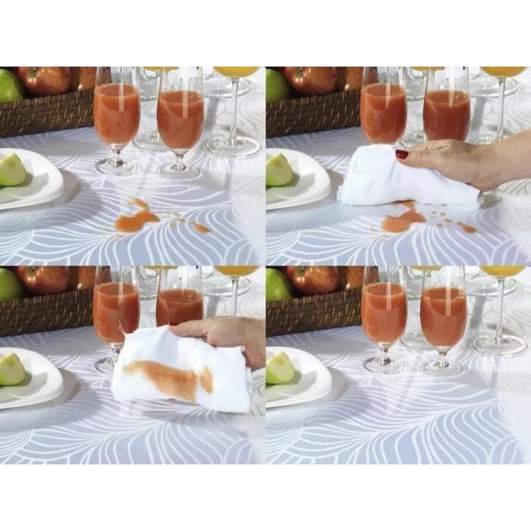 Toalha De Mesa Fácil De Limpar retangular 8 Lugares 160x270 cm