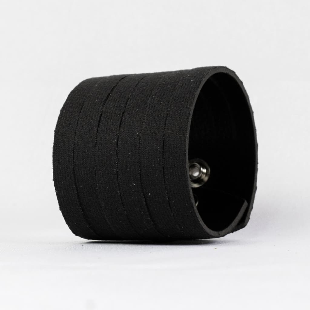 Bracelete RockPulse De Couro Vazado Unissex - Estilo Punk Rock