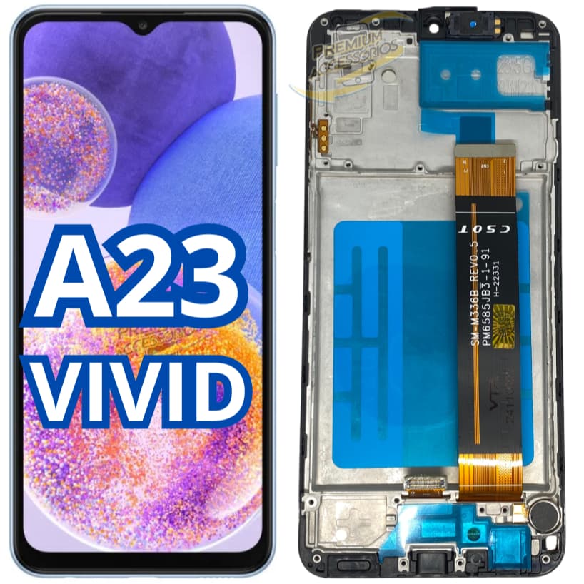 Tela Touch Frontal Display VIVID Compatível A23  QUALIDADE PREMIUM PRO -  A Pronta Entrega
