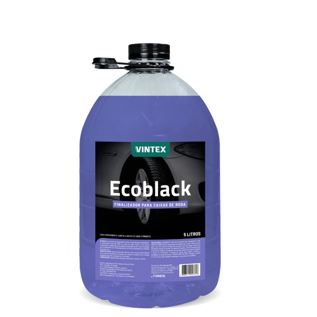 Ecoblack 5l Vintex Finalizador Para Caixas De Roda Vonixx