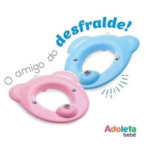 Redutor de assento sanitário infantil formato de urso ADOLETA BEBÊ