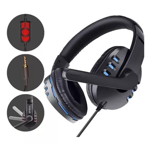 Headset Headphone, Lehmox Lef- 1020, Ps4/Xbox/Pc