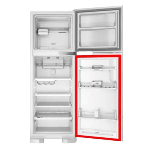 Borracha Gaxeta Porta Inferior Geladeira Panasonic Bt54 Bt55 68x120