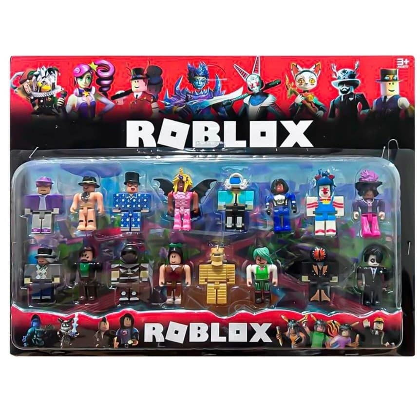 Kit 16 Bonecos Roblox Avatar Articulado Brinquedo Promoção