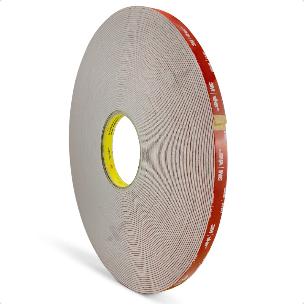 Fita Dupla Face Cinza Vhb Cv-150 3M Rolo 12mm X 33m Para Acm