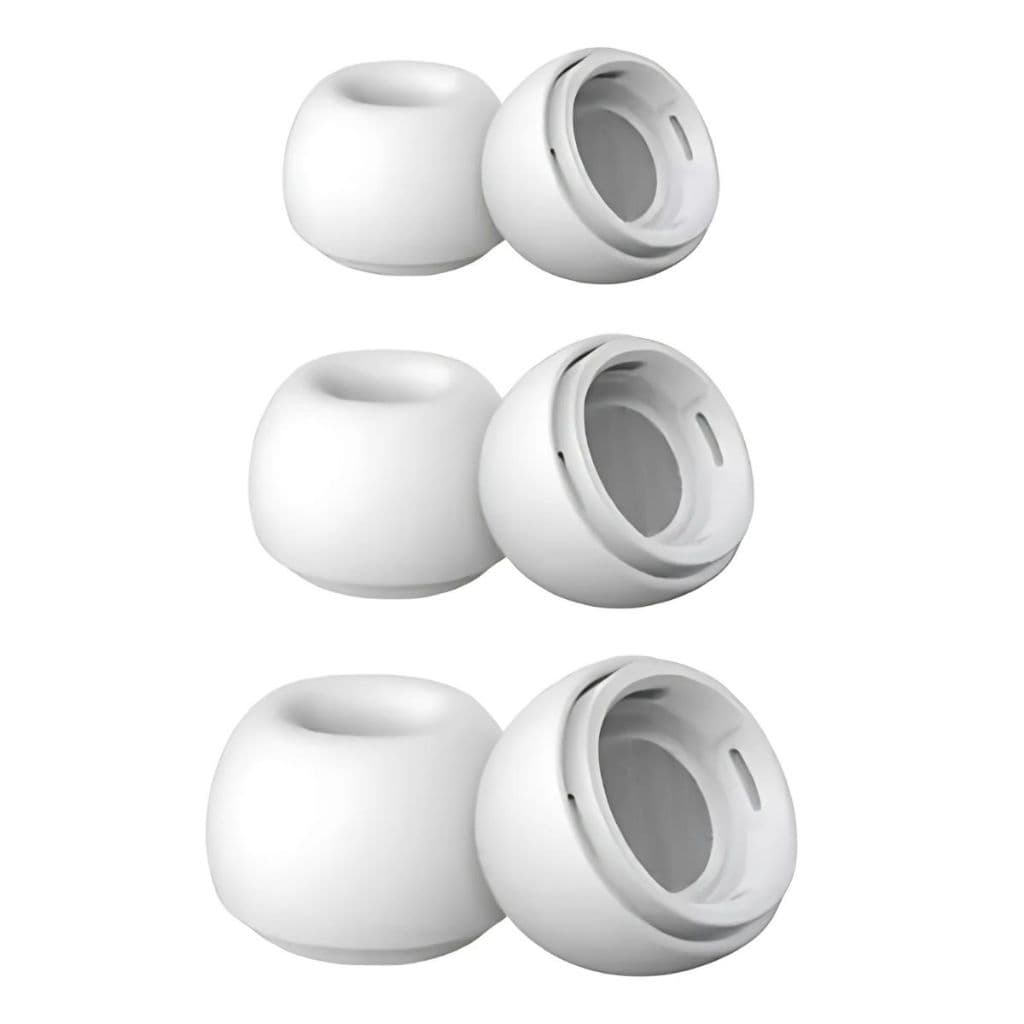 Kit 3 Pares Adaptador Borracha P M G AirPods Pro C/tela