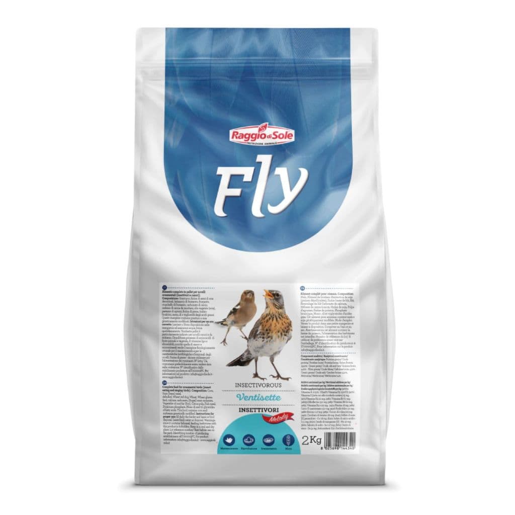 Ventisette Fly Melody - Alimento completo para aves ornamentais - 2 Kg Raggio Di Sole