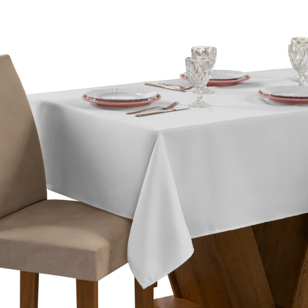 10 Toalha De Mesa Quadrada 1.50x1.50 Oxford Festa/Decoração Promoção Bainha