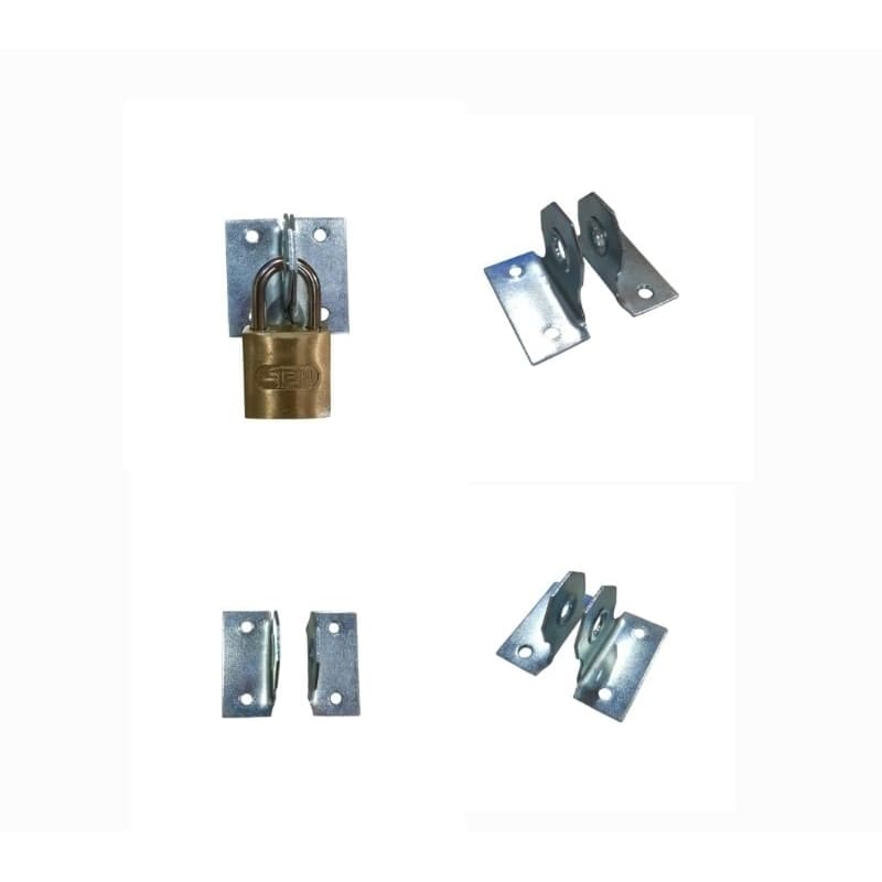 Porta cadeado simples Galvanizado tranca portas, janelas, baús, caixas