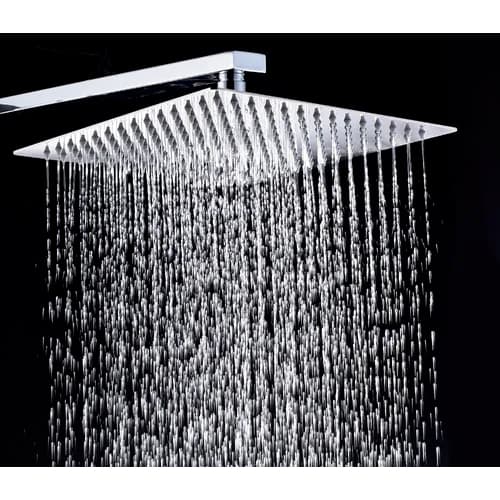 Ducha Slim Luxo Quadrado Metal 25cm