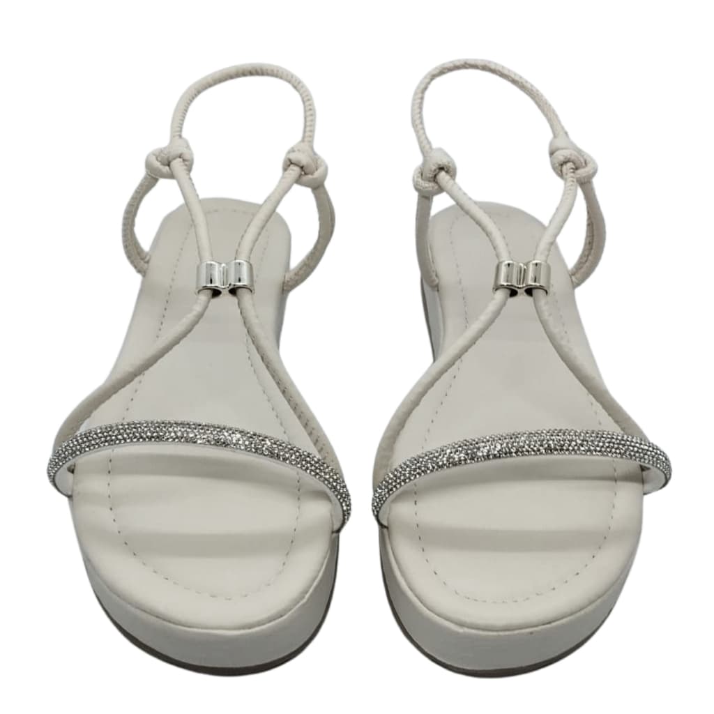 Sandália Feminina Flatform Brilho Ajustavel 200/002