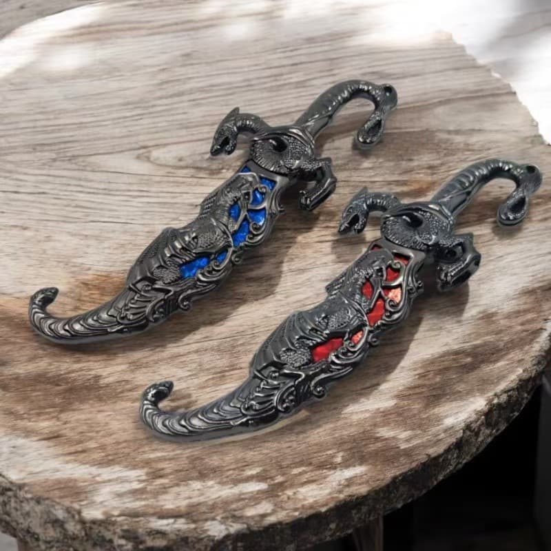 Adaga Faca Punhal Dragão em Zamac 25cm com Caixa para Presente - Design Exclusivo