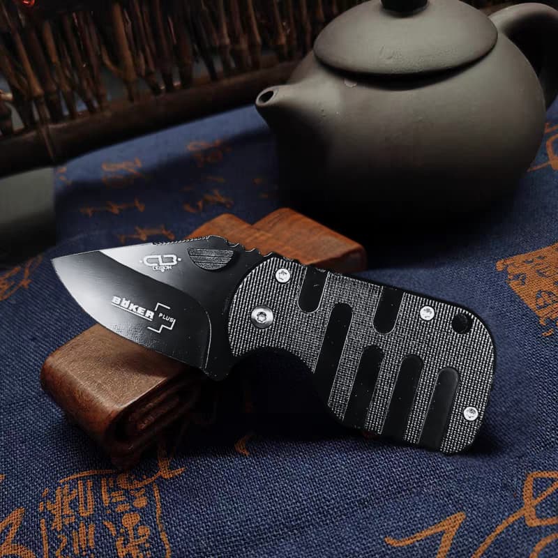 Mini Canivete Dobrável Plus com Cabo G10 - Multifuncional EDC para Uso Diário e Aventura