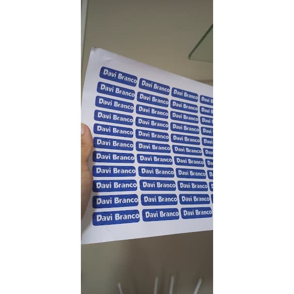 50 ETIQUETAS ADESIVAS PARA LÁPIS | MATERIAL ESCOLAR
