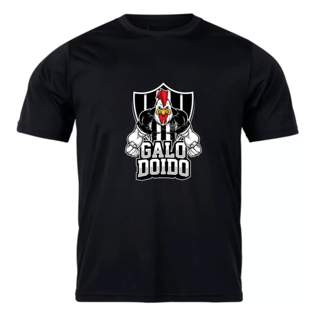 Camiseta Masculina Lançamento Galo Doido Tecido de Alta Qualidade 100% Algodão