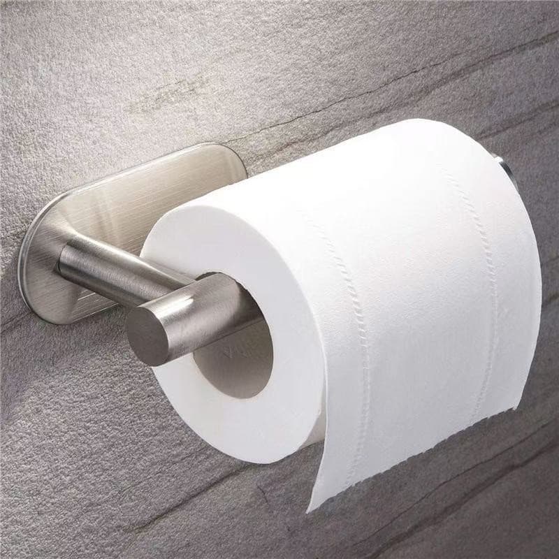 1/2/3 PEÇAS Suporte Multiuso Porta-Papel Higiênico de Parede Aço Inoxidável 304 Sem Perfuração Adesivo Banheiro/Cozinha