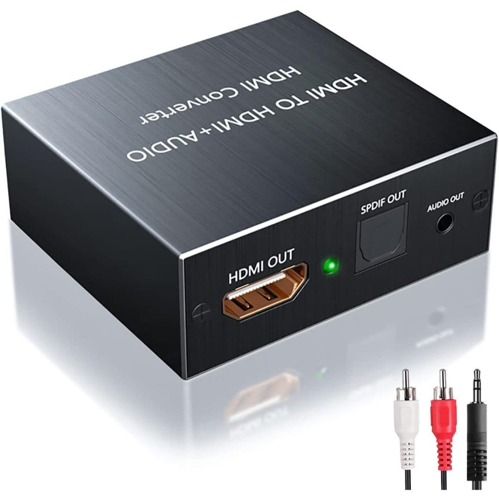 Extrator de Áudio Digital HDMI PS4 Xbox PS5