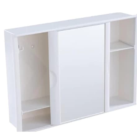 Armario Banheiro Astra 28.4 x 40.8 x 9.5 Branco c/Porta de Correr A21