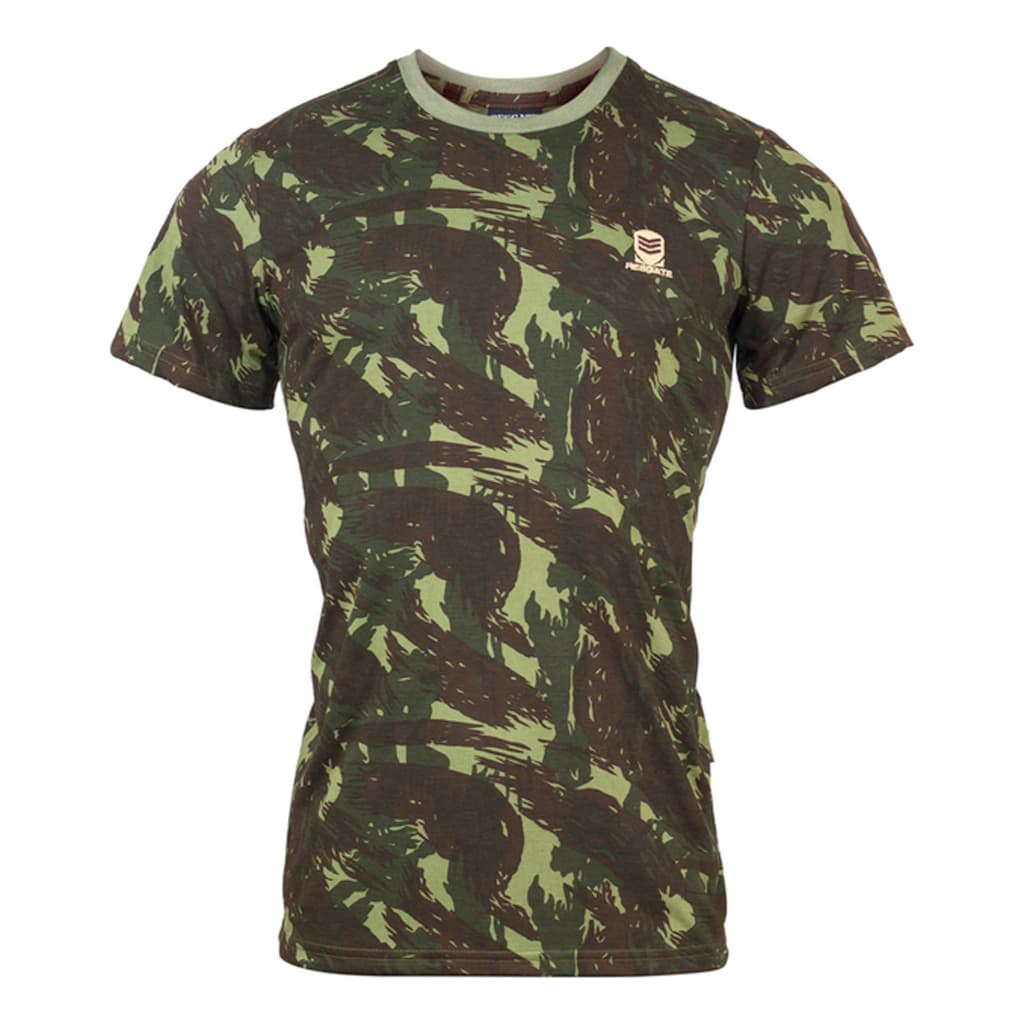 Camiseta Camuflada Resgate Manga 3/4 Tecido Premium PV Confortável Casual