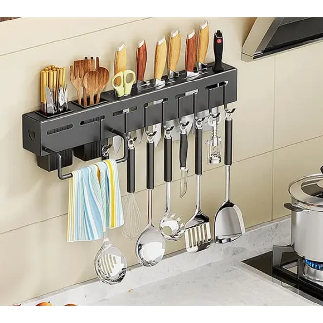 Organizador de Talheres em Aço Inoxidável - Elegância Vertical