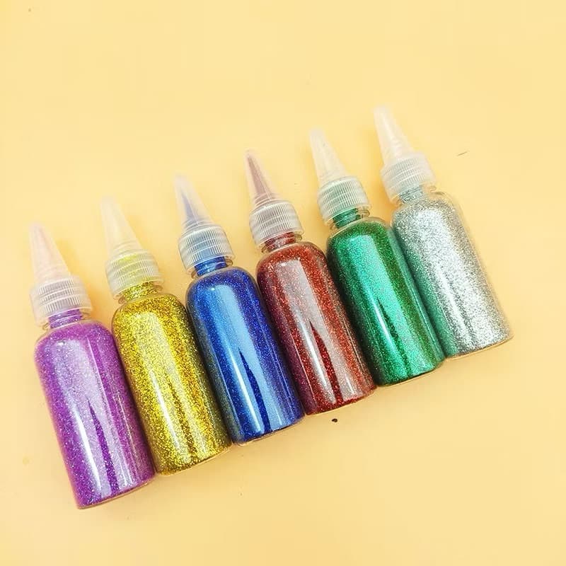 Kit Com 6 /12 Gel Glitter Em Bisnaga Corpo e Rosto /Carnaval