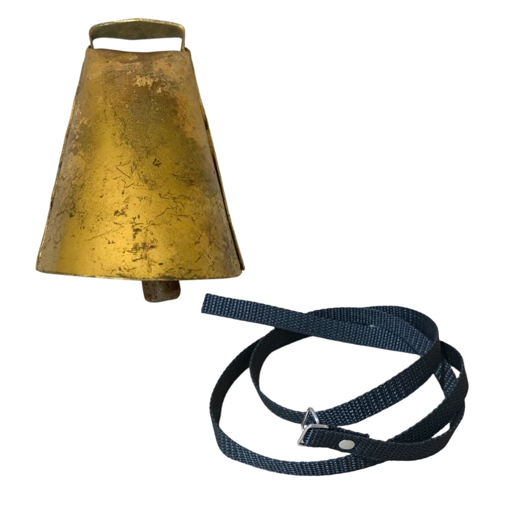 Kit Sincerro Sino Colar Sineta Polaco Com Colar Para Boi Vaca Cabra Bode Cavalos