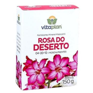 Fertilizante Adubo Para Rosas do Deserto Vitaplan Nutriplan 04-20-12 - 150g